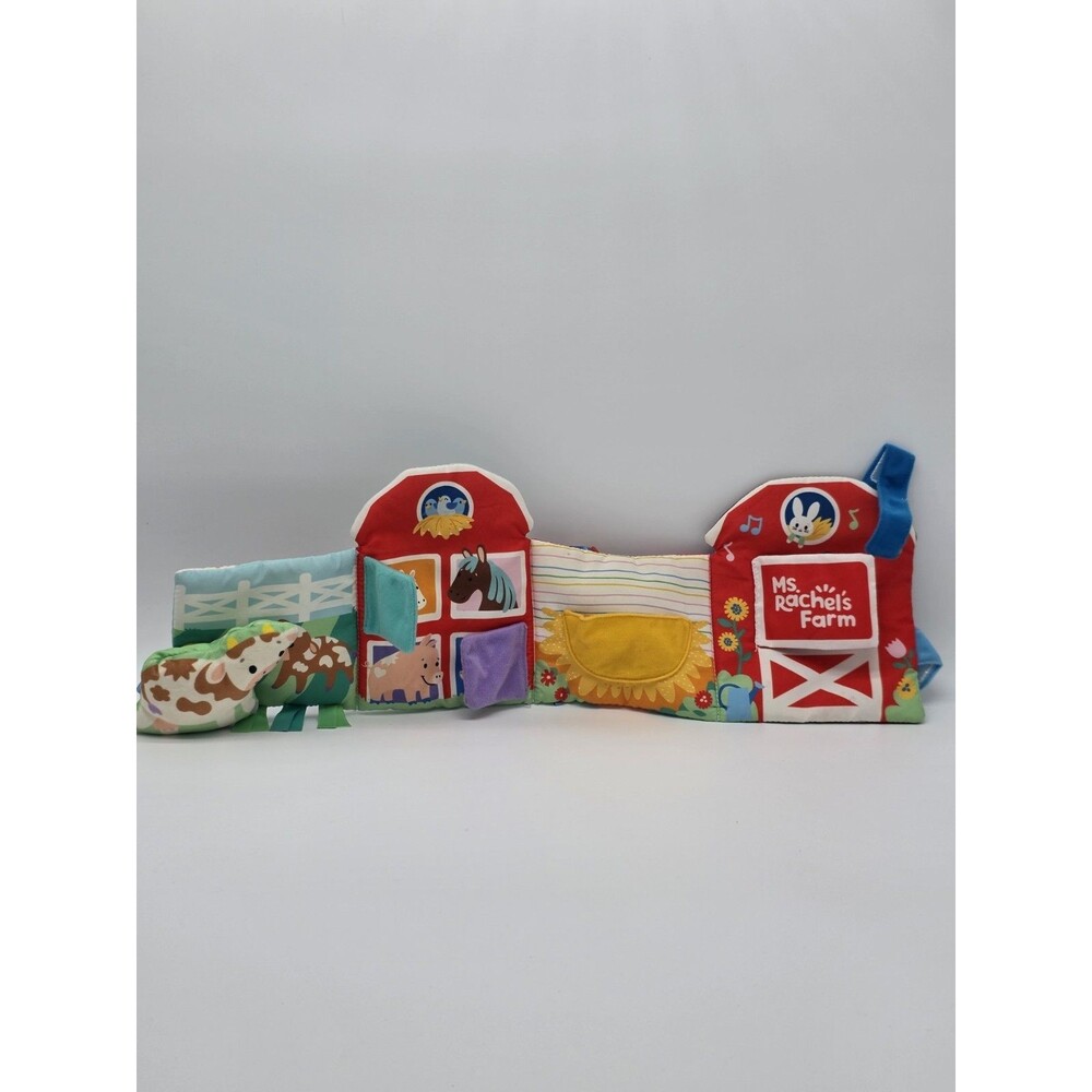 Ms. Rachel 6072306 Official Sensory Learning Plush Farm Toy